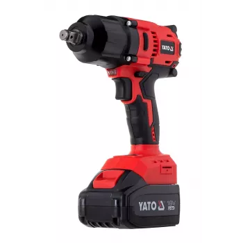 YATO CHAVE DE IMPACTO SEM ESCOVAS 18V LI-ION 1/2 1x3,0Ah 700Nm