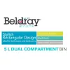 Contentor de dois compartimentos Beldray LA035235BLKFEU7 5 litros Preto