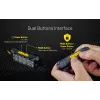 Lanterna frontal Nitecore HU2000, 10 LEDs, bateria de iões de lítio recarregável por USB, alumínio+policarbonato, IP68 à prova de água