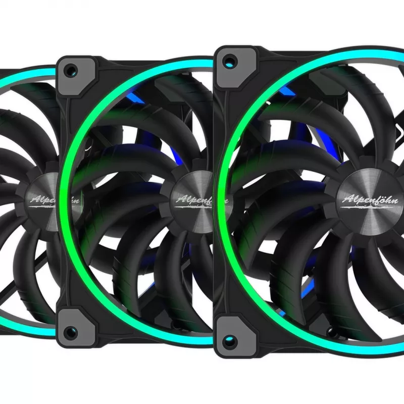 Ventoinha de caixa EKL Wing Boost 3 ARGB 140 mm — pack de 3