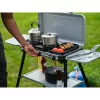 Camping Kitchen 2 Multi Cook Plus, fogão a gás cinzento, 2 zonas de cozedura 2x 1,8 kW + placa de grelhar 0,9 kW, modelo 2025