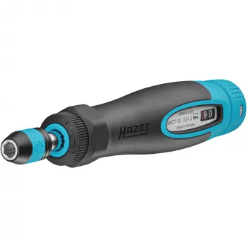 Chave de fendas dinamométrica 6004CT-12 (preto/azul, 0,2 - 1,2 Nm, porta-pontas de 1/4, cabo redondo)