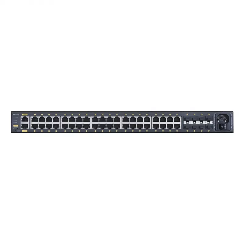 NETGEAR GSM4248PX-100EUS Switch de rede gerido L2/L3/L4 Gigabit Ethernet (10/100/1000) Power over Ethernet (PoE) preto
