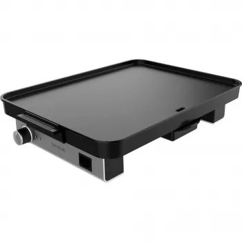 Grelhador de mesa Magnet 1800, placa de grelhar elétrica preta/prateada, 1.800 watts