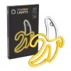 Luz néon decorativa MANTA SNL01WHT – design claro e colorido, iluminação de destaque de parede