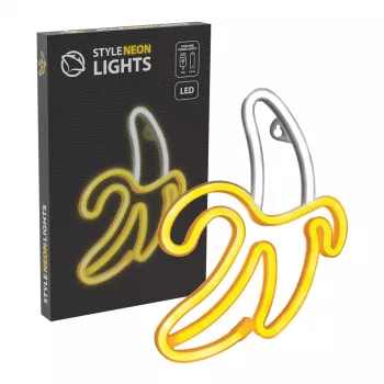 Luz néon decorativa MANTA SNL01WHT – design claro e colorido, iluminação de destaque de parede