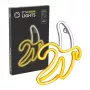 Luz néon decorativa MANTA SNL01WHT – design claro e colorido, iluminação de destaque de parede