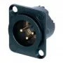 Acessório de conectividade Neutrik NC3MD-LX-B preto