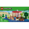 LEGO Minecraft conjunto 21275 casa na selva TNT brinquedo de construção, 287 peças, 2 minifiguras, a partir de 8 anos