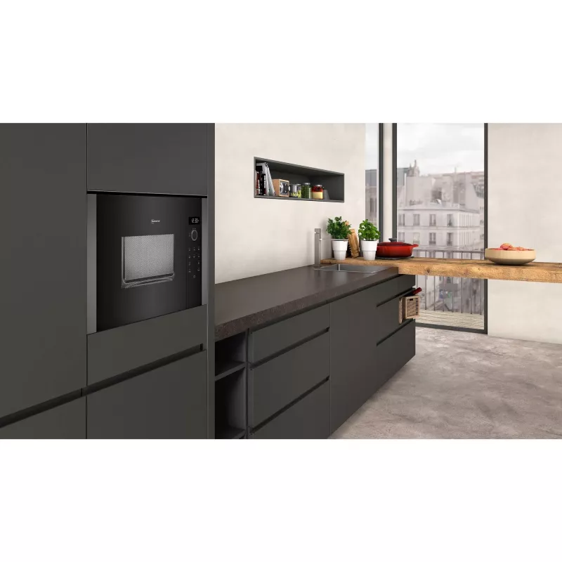 Micro-ondas Neff HLAWD23G0 grafite micro-ondas solo de encastrar 20 L 800 W