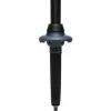 Bastões de trekking Trail, equipamento de fitness preto/verde-azeitona, 1 par, 100–140 cm