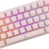 Teclado mecânico para gaming White Shark Wakizashi GK-002421V2 rosa layout US-Blue
