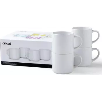 Caneca Cricut 2009392 300 ml branco 4 unid. (2009392)