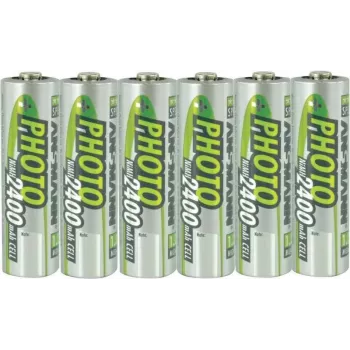 Pilhas NiMH recarregáveis ANSMANN 1322-0000-510, pack de 4+2 (AA/AAA não especificado)