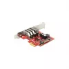 Placa de rede DeLOCK 89382 interna Ethernet 5000 Mbit/s