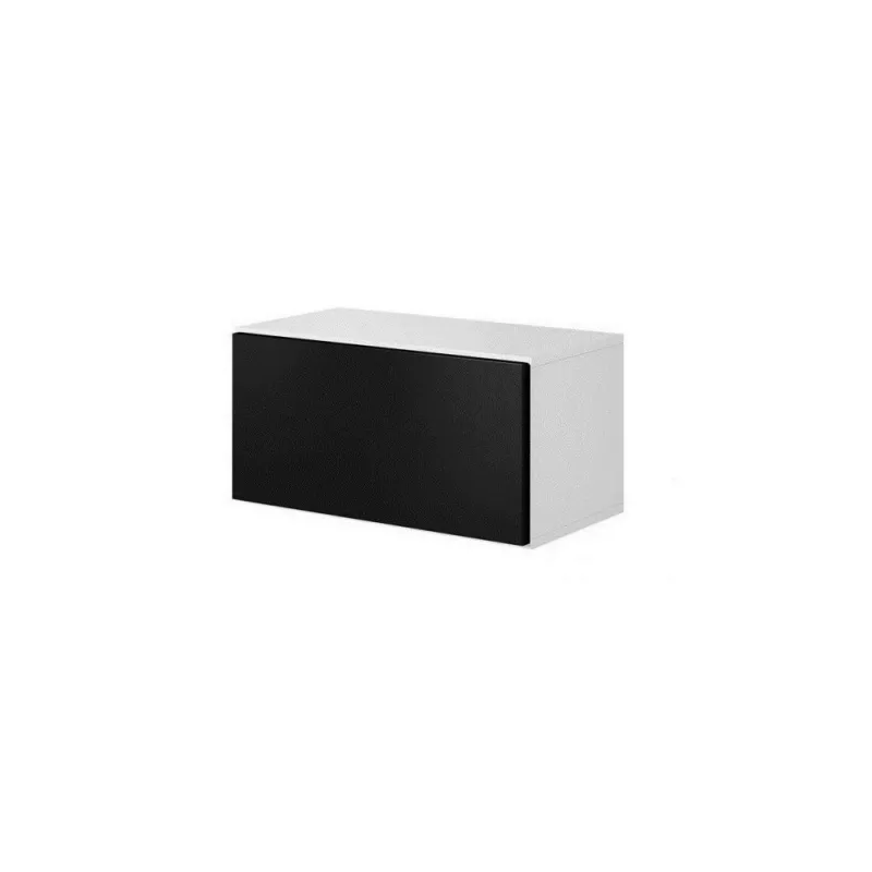 Conjunto de móveis de sala Cama ROCO 2 (2xRO1 + 4xRO3) branco/branco/preto