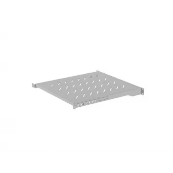 Prateleira para rack LANBERG 19 polegadas 1U 483 x 500 mm, capacidade até 25 kg, montagem em 4 pontos