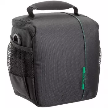 Mala de ombro Rivacase 7420 preta compatibilidade SLR