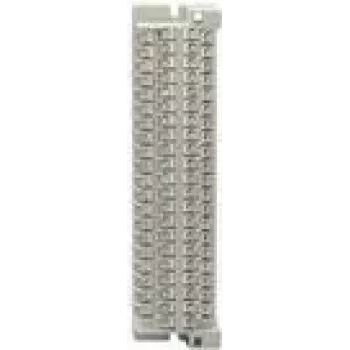 Rutenbeck AsLe B 20 S/L - régua de terminação - 20 pares com ligações de parafuso/solda - cinzento-claro, RAL 7035 (260001)