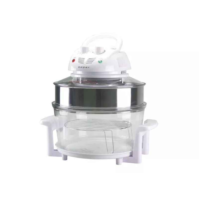 Vaporizador elétrico Beper BF.640 2 andares, temporizador ajustável, vaporizador de mesa