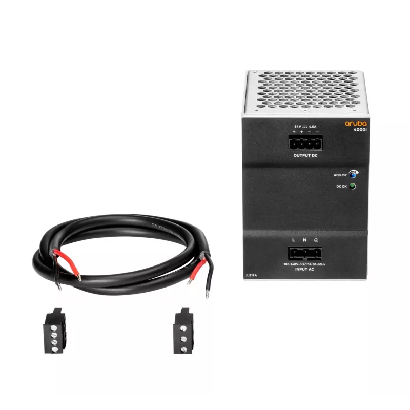 Hewlett Packard Enterprise HPE Aruba – Fonte de alimentação – AC 100–240 V – 240 Watt – para HPE Aruba 4100i (JL819A)