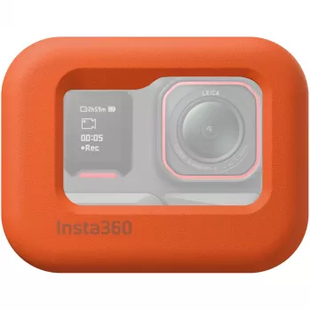 Bolsa para câmara Insta360 Ace Pro 2 Float Guard laranja 103x47x79mm