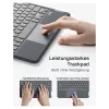 Teclado inateck iPad 11 iPad 10.ª ger. comp. QWERTZ cinzento