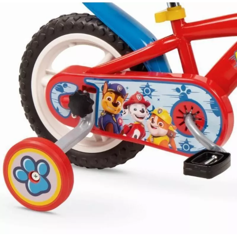 Bicicleta infantil 12 Paw Patrol vermelha 1178 rapaz NOVA TOIMSA
