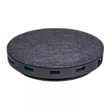 Docking station USB-C 12-em-1 Devia com carregador sem fios