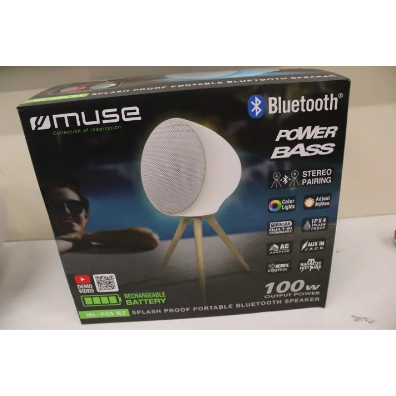 LIQUIDAÇÃO. Muse Altifalante Bluetooth portátil ML-655 BT