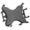Suporte de fixação RAM Mounts X-Grip para tablets (9-11 ) A base universal RAM Mounts X-Grip III proporciona, com dedos de borracha que protegem o dispositivo, uma fixação segura