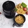 Fritadeira de ar quente PRIME3 SAF31 – 2,5 L, 1200 W, fritadeira de ar quente sem óleo, preta