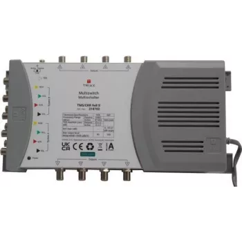 Triax TMS/CKR 9x8 S SAT distribuição em bloco 5 entradas 8 saídas (318702)