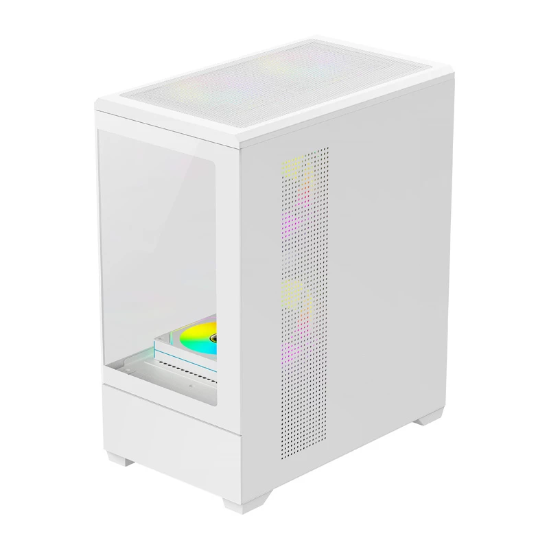 Caixa de computador DarkFlash C365 (branca) com 5 ventoinhas