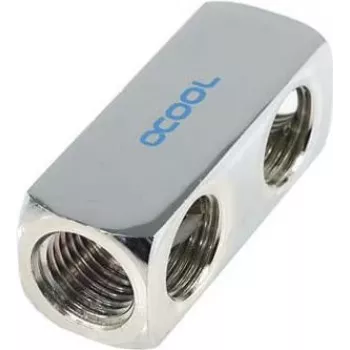 Alphacool HF Connection Terminal 5 vias G1/4 fêmea - cromado (17026)