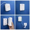 Sensor de fuga de gás QOLTEC NG 85dB LE – detetor de gás natural (CH4), alarme acústico 85 dB
