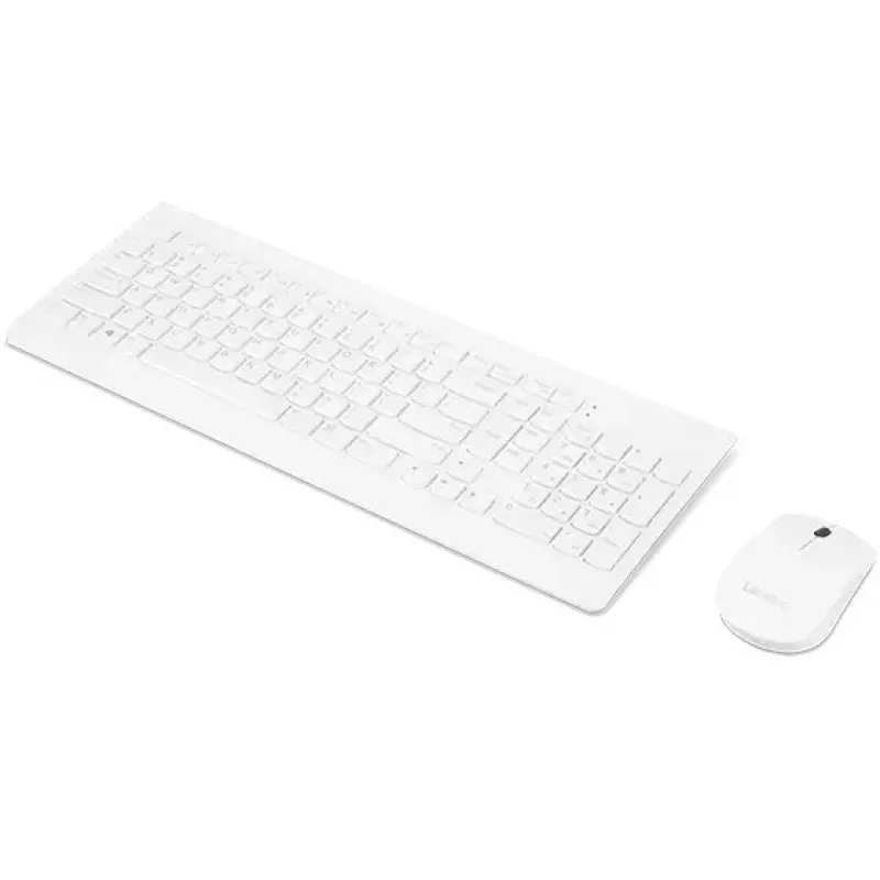 Lenovo GX30W75336 510 conjunto sem fios de teclado e rato, 2,4 GHz nano USB, branco