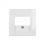Placa de parede / tampa de interruptor da Berker, modelo 10338919, branco, plástico, design convencional, 1 peça