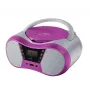 Leitor de rádio CD LILA2 USB/BT rosa