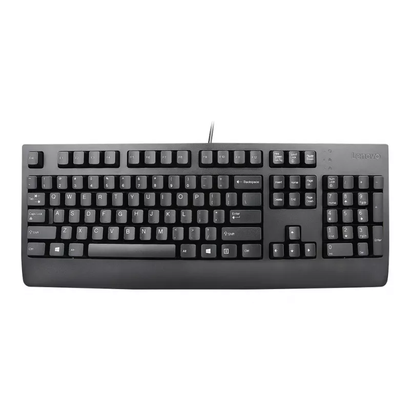 Lenovo 4X30M86918 teclado Office USB QWERTY US inglês preto
