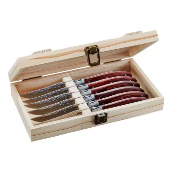 Conjunto com 6 facas de bife RANCHO