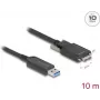 Cabo ótico ativo DeLOCK 83213 USB 10 Gbps Type-A para Micro-B 10 m