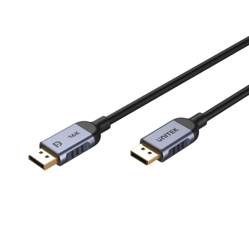 Cabo DisplayPort UNITEK C1628GY01-1.5M preto, cinzento