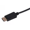 Adaptador de cabo de vídeo SAVIO DisplayPort para HDMI tipo A CL-56, 1,5 m, preto