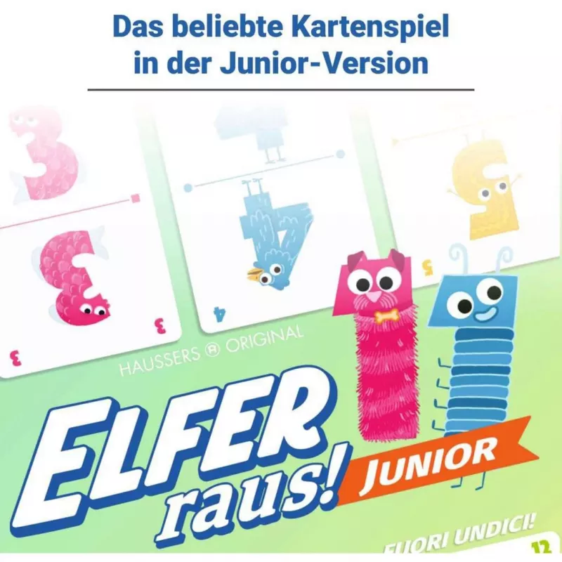 Elfer raus Junior, jogo de cartas