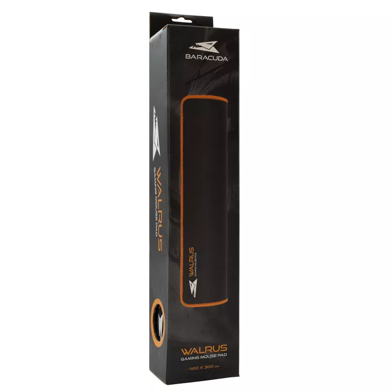 Tapete de rato Baracuda BGMP-021 Walrus preto/laranja 400x300 L