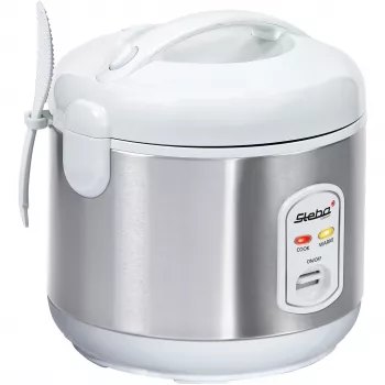 Panela de arroz Steba RK 2 3,5 L 700 W aço inoxidável branca 050200