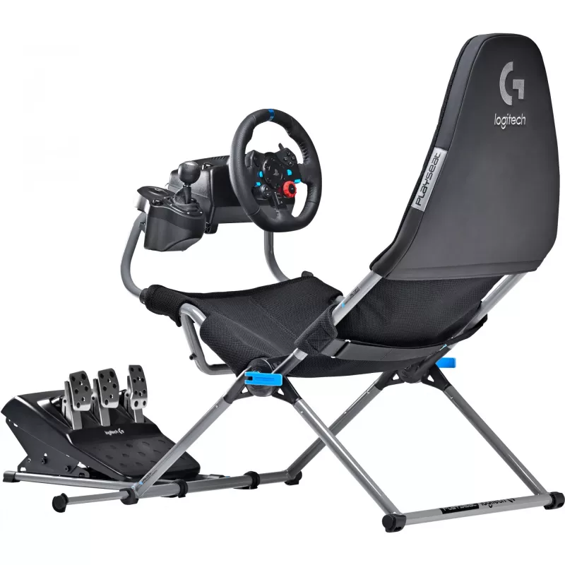 Playseat Challenge X - Logitech G Edition cadeira gaming para consolas preto, cinzento