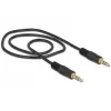 Cabo de áudio DeLOCK 0,5 m 3,5 mm conector macho/conector macho