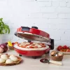 Máquina de pizza Petra PT5666VDE Bella Pizza 1200 W superfície antiaderente, forno de pizza de bancada